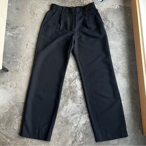 Abercrombie women’s relaxed tailored pant size 27 black